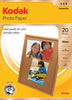 Paper Photo Kodak A4 Gloss I/J 180Gsm Pk20