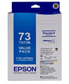 Inkjet Value Pack Epson 73 (B,C,M,Y+ 4X6 Paper)