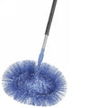 Round Cobweb Broom With Adjustable Flex Head Oates W340Xd330Xh1145Mm  Blue/