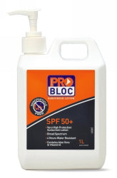 Sunscreen 50+ Pro Bloc 1L Pump Pack