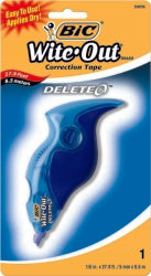 Correction Tape Bic Deleteo 5Mmx8.5M