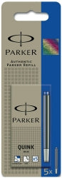 Ink Cartridge Parker Permanent Blue Pk5