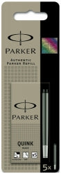 Ink Cartridge Parker Permanent Black Pk5