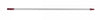 Mop Handle Cleanlink 150Cm Aluminium With 25Mm Thread Red