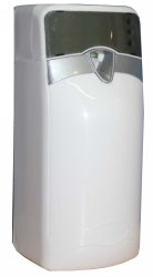 Air Freshener Cleanlink Spray Dispenser W/ Changeable Settings White