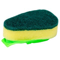 Dish Wand Cleanlink Replacement Scourer Pads Green/Yellow Pk3