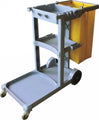 Trolley Cleanlink 113.5X51X98Cm Janitors 3 Tier Grey