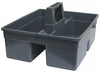 Utility Carry Basket Cleanlink 38X33X17Cm Plastic Grey