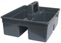 Utility Carry Basket Cleanlink 38X33X17Cm Plastic Grey