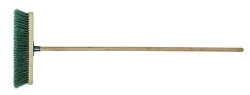 Broom Cleanlink 40Cm Outdoor Hard Bristle With Wooden Handle