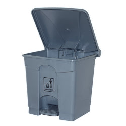 Rubbish Bin Cleanlink 30L With Pedal Lid Grey
