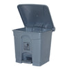 Rubbish Bin Cleanlink 68L With Pedal Lid Grey