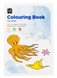 Book Colouring Ec Sealife