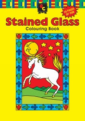 Book Colouring Stained Glass 20 Pages