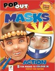 Book Activity Hinkler Pop Out Masks Action