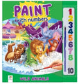 Book Activity Hinkler Paint With Numbers Wild Animals
