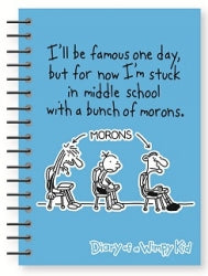 Note Book A5 Diary Of A Wimpy Kid Wiro Blue