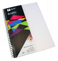 Visual Art Diary Quill A4 Spiral Frosted Cover 60Lf