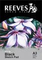 Sketch Pad Reeves A3 Black 140Gsm 20 Sht (Acid Free)