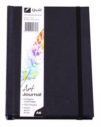 Journal Quill Art A6 H/C 125Gsm Elastic Closure 60Lf