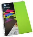 Visual Art Diary Quill A3 Brights Green 60Lf