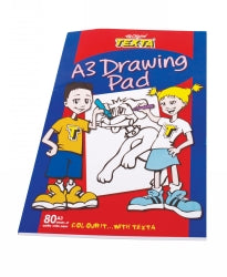 Book Drawing Pad Texta A3 80 Sheets