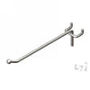 Hook Single Prong 75Mm Chrome Peg/Slatwall