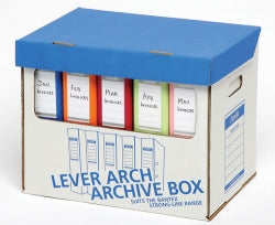 Archive Box Bantex Strong-Line W/ Window Hold 5 L/A Files