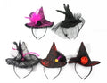 Headband Halloween Witch Hat Asst Colours
