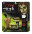 Witch Make Up Kit Halloween With Nose & Fangs Design Kit