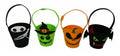 Toy Bucket Halloween 15X15Cm Felt Asst Design