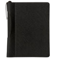 Journal Fabio Ricci Vlore Lined W/Pen 9X14 Black