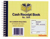 Cash Rec Book Spirax 504 Dup C/Less 5X4