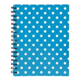 Note Book Spirax 511 A5 Ruled H/C Spiral Spot Blue