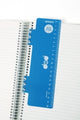 Ruler/Bookmark Spirax Pop 2Pk Blue