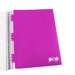 Storage Pockets Spirax Pop 3Pk Pink