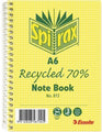 Spirax Recycled Note Book 813 A6 100P 5'S