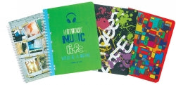 Note Book Quill Designer Q595D A4  120P 4 Designs
