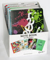 Note Book Quill Designer Q595Ad A4  240P 4 Designs