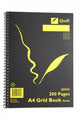 Grid Book Quill Q595G A4 5Mm 200Pg