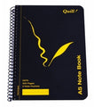 Note Book Quill Q570 A5 Spiral 2 Pocket S/O 200Pg