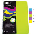 Note Book Quill C595 A4 Shades Pp 120Pg Asst Col