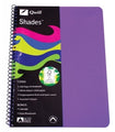 Note Book Quill C595A A4 Shades Pp 240Pg Asst Col