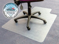 Chairmat Floortex Low Pile Carpet 90X120Cm Keyhole Valuemat