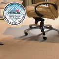 Chairmat Floortex Plush Pile Carpet 115X134Cm Keyhole Advantagemat