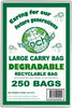 Bags Singlet Envirochoice  Degradable Lge 300W+160Gx540L Pk250