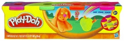 Play-Doh 4 Tub Set New Colours Asst