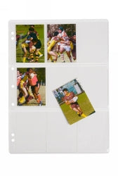 Collector Card Pockets C/Land 9 Pock Pg
