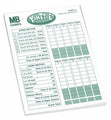 Game Yahtzee Score Pad