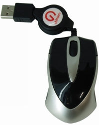 Mouse Shintaro Mini Optical USB Blk Retract Cord